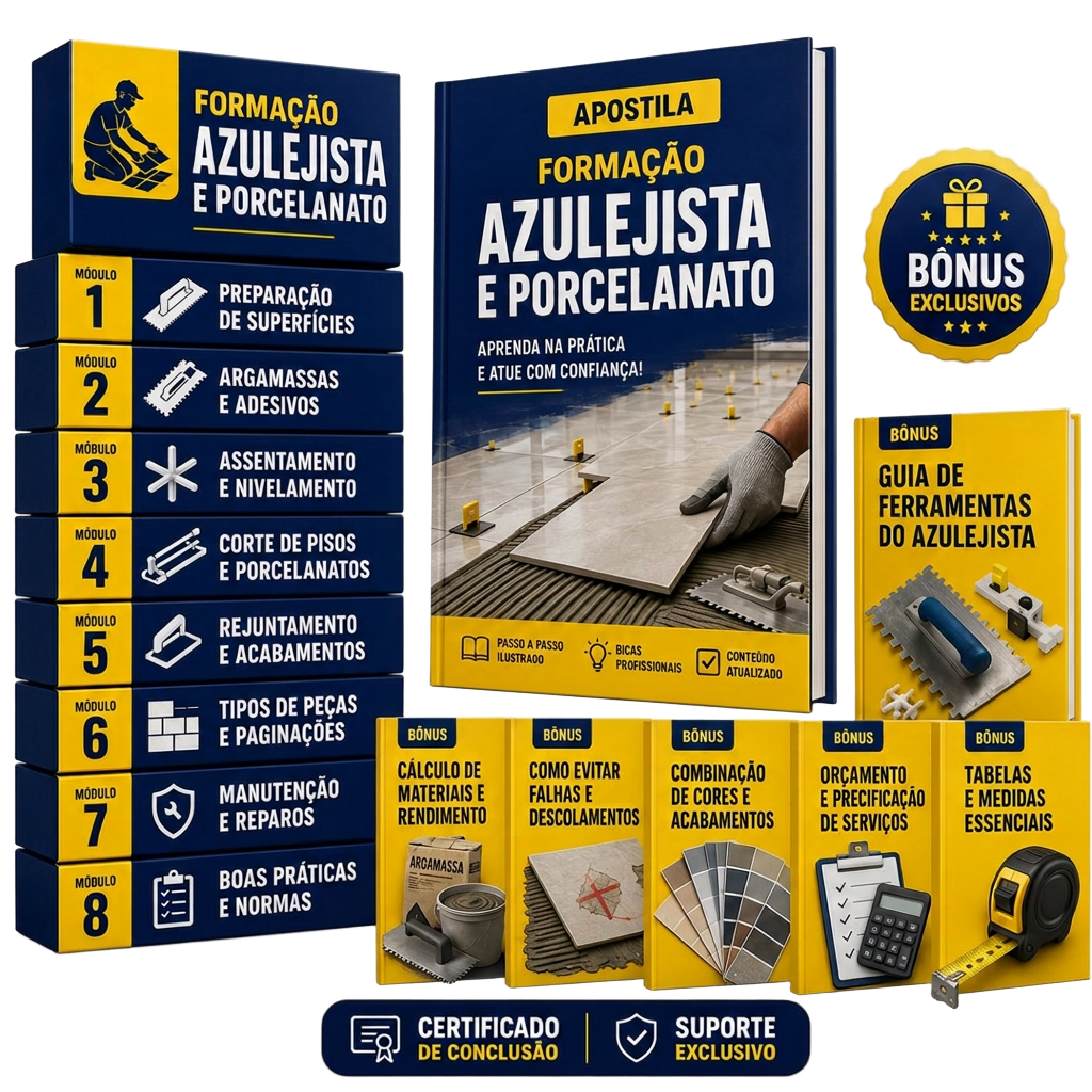 Kit do Curso Formação Pintor Profissional